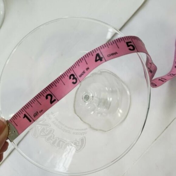 Kahlua Coffee Martini Clear Glass Stemware Cocktail Glass 7 inches - Picture 6 of 6